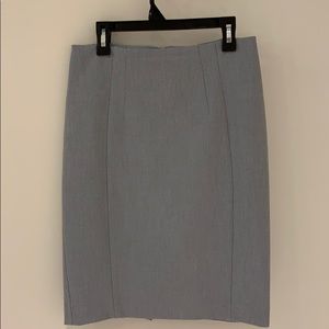 Express Pencil Skirt In Grey/Blue shade